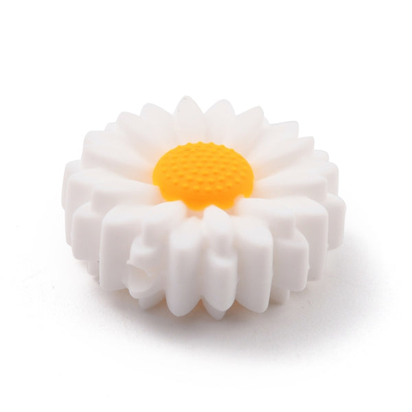 Silikonperlen Blumen 22x8,5mm Lebensmittelqualität 1 Stück