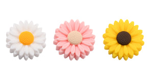 Silikonperlen Blumen 22x8,5mm Lebensmittelqualität 1 Stück