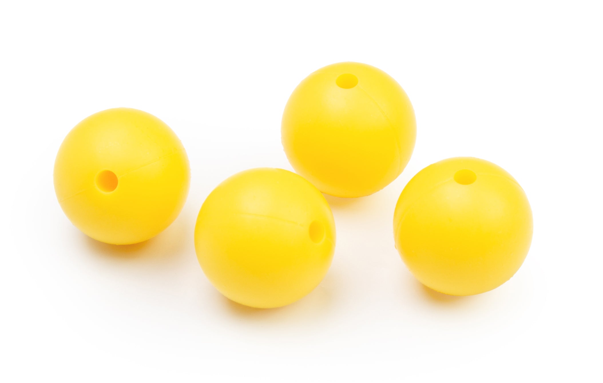 Silikonperlen 15mm Lebensmittelqualität 4 Stück