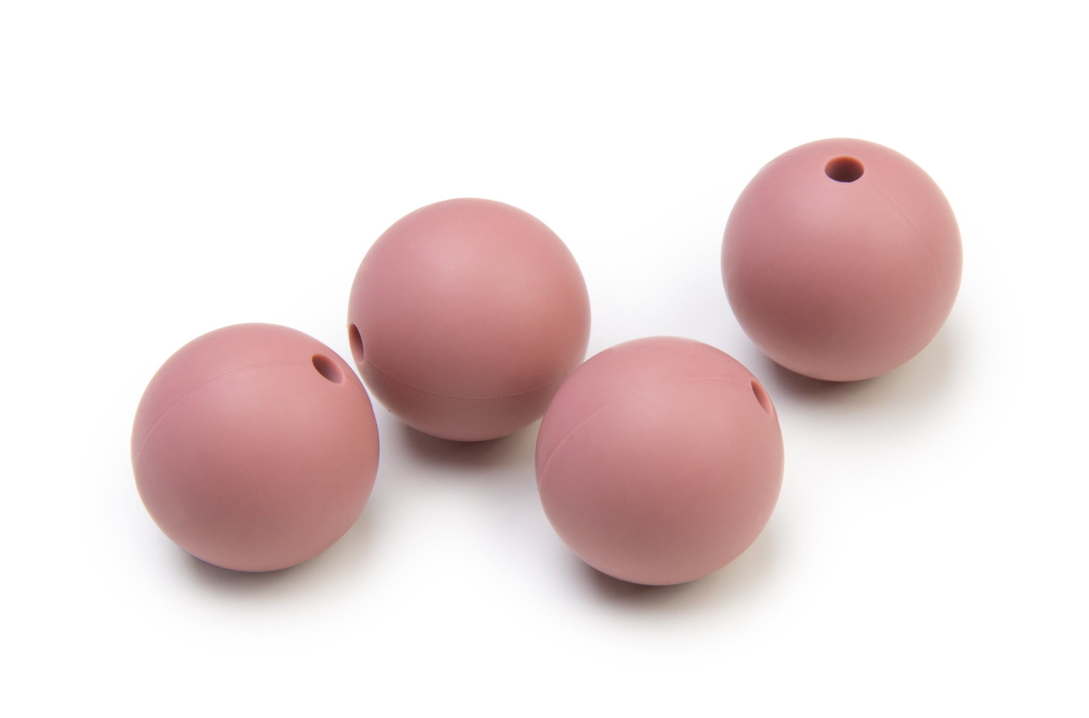 Silikonperlen 15mm Lebensmittelqualität 4 Stück