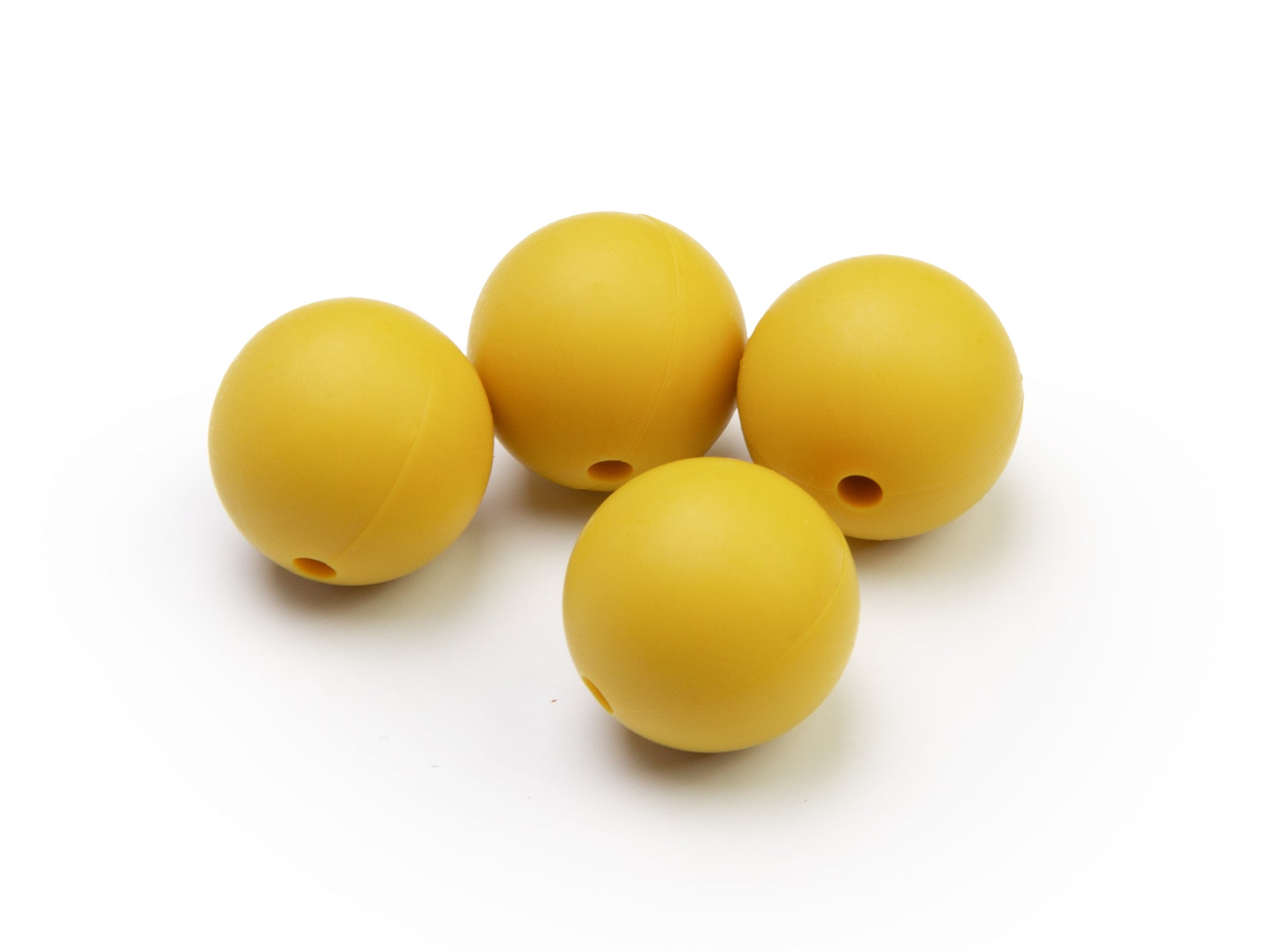 Silikonperlen 15mm Lebensmittelqualität 4 Stück