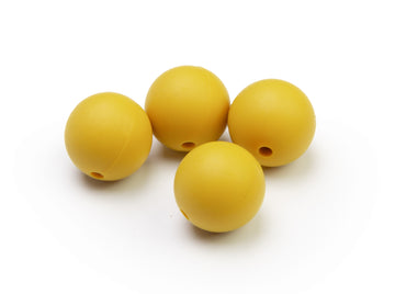 Silikonperlen 15mm Lebensmittelqualität 4 Stück