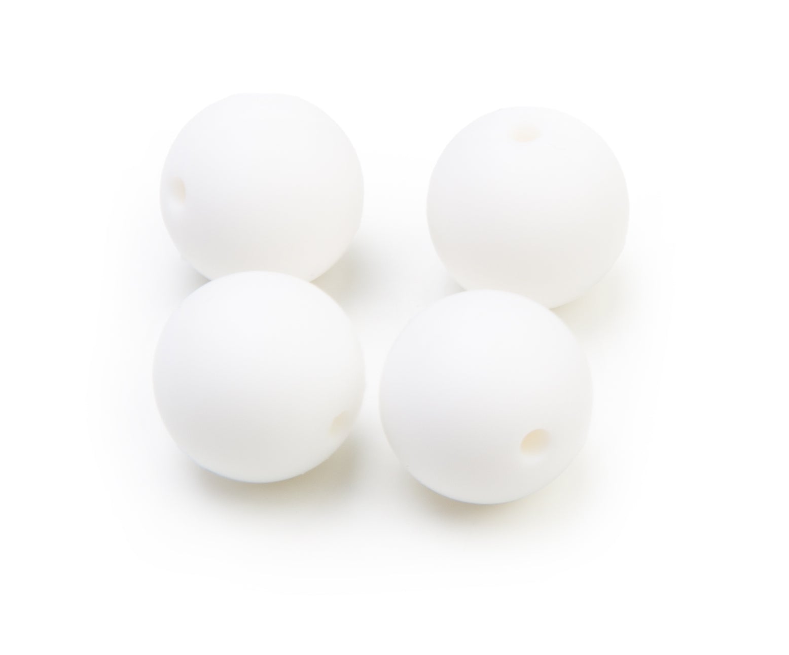 Silikonperlen 15mm Lebensmittelqualität 4 Stück