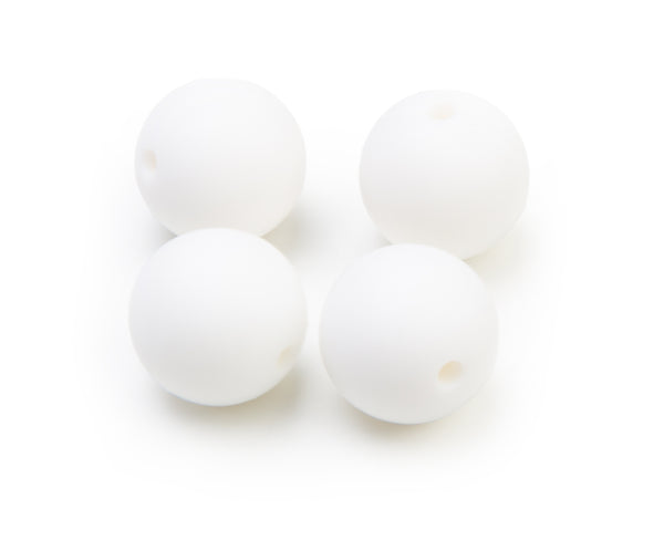 Silikonperlen 15mm Lebensmittelqualität 4 Stück