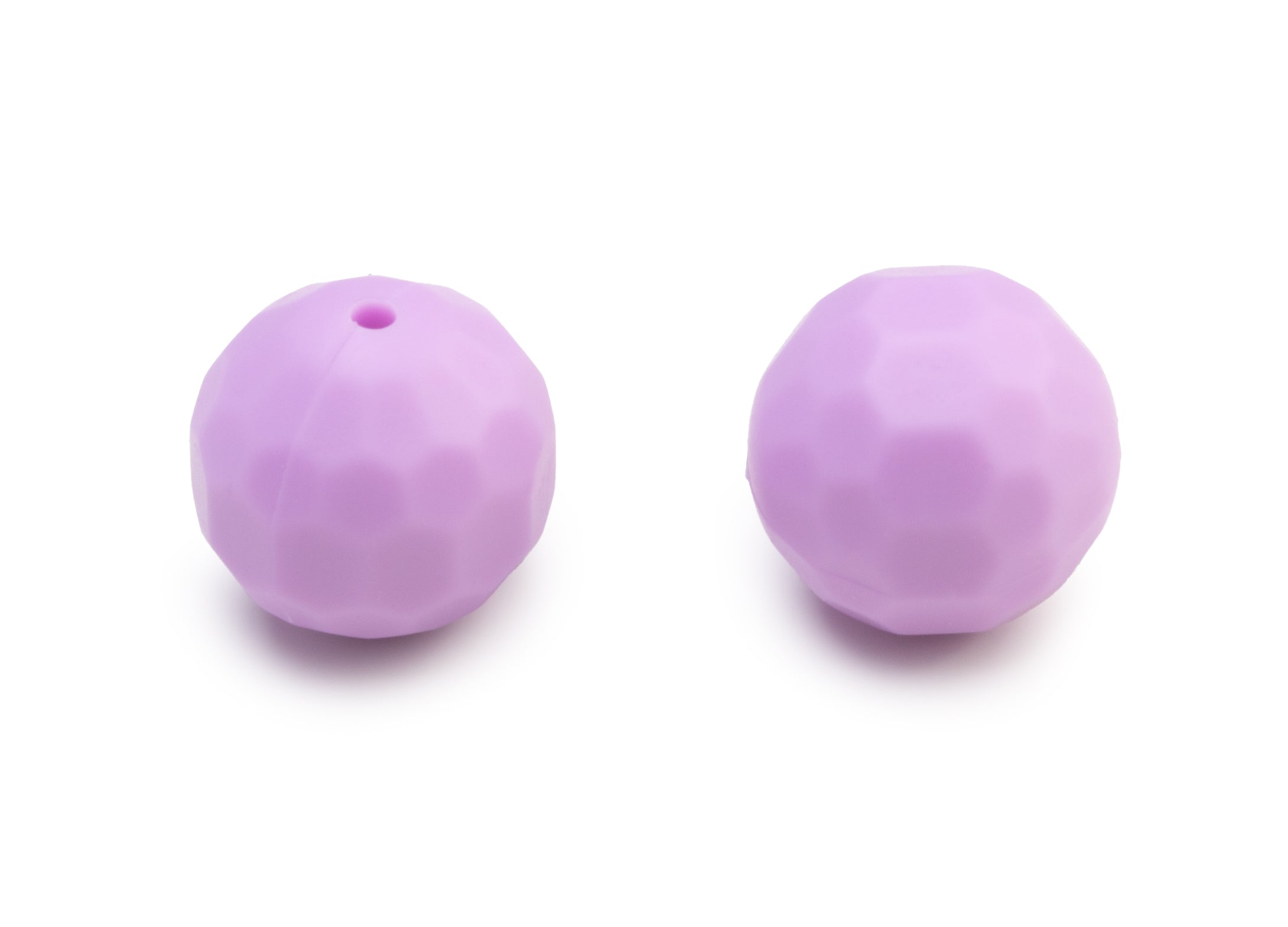 Silikonperlen facettiert 15mm lebensmittelecht 1 Stück