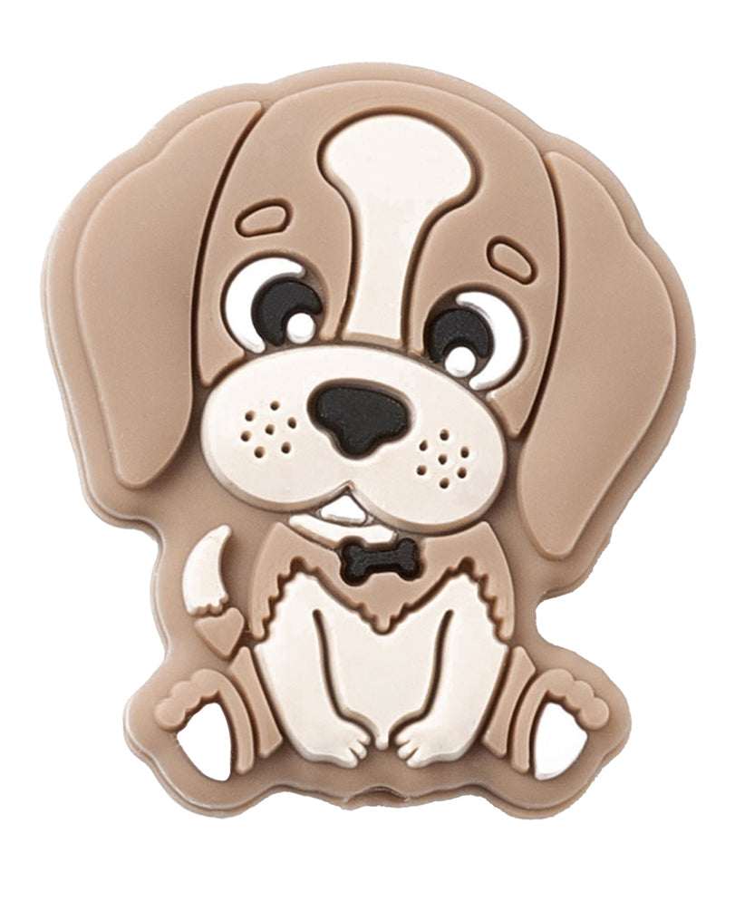 Silikonperle Hund 28x25x9mm 1 Stück