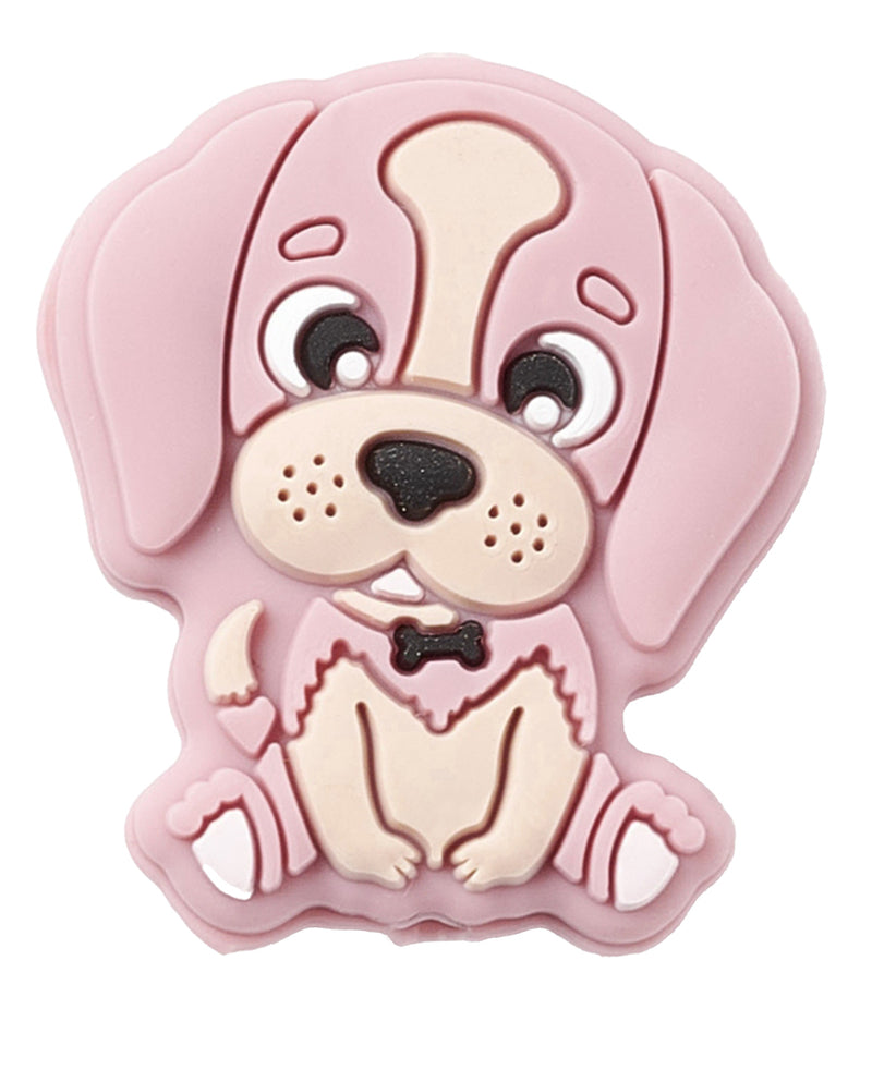 Silikonperle Hund 28x25x9mm 1 Stück