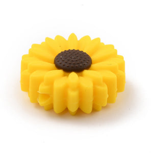 Silikonperlen Blumen 22x8,5mm Lebensmittelqualität 1 Stück