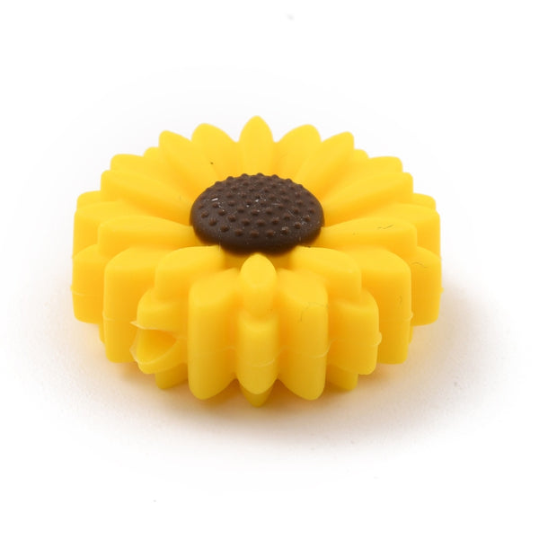 Silikonperlen Blumen 22x8,5mm Lebensmittelqualität 1 Stück