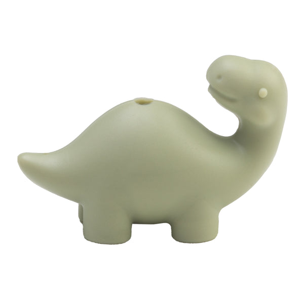 Silikonperle Langhalsdinosaurier 3,5x2,5 1 Stück