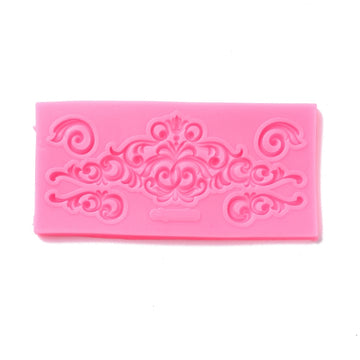 Silikonpressform Ornament Vintage lebensmittelecht 132x65x7mm