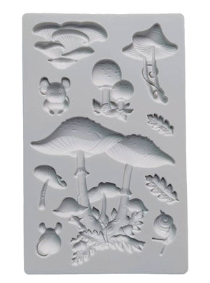 Silikon-Pressform Fantasy Pilze 12,7x20,5cm