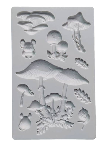 Silikon-Pressform Fantasy Mushrooms 12,7x20,5cm