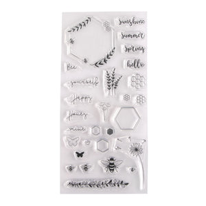 Clear Stamps Bienensommer 97x205mm 28 Motive SB-Btl. 1Bogen