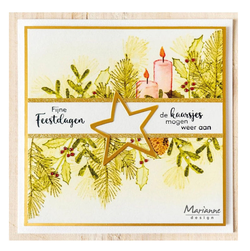 Marianne Design Silikonstempel Silhouette Art Kerzen 24x40mm / 9x80mm