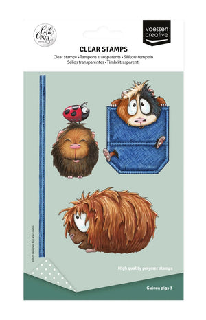 Silikonstempel Meerschweinchen Set