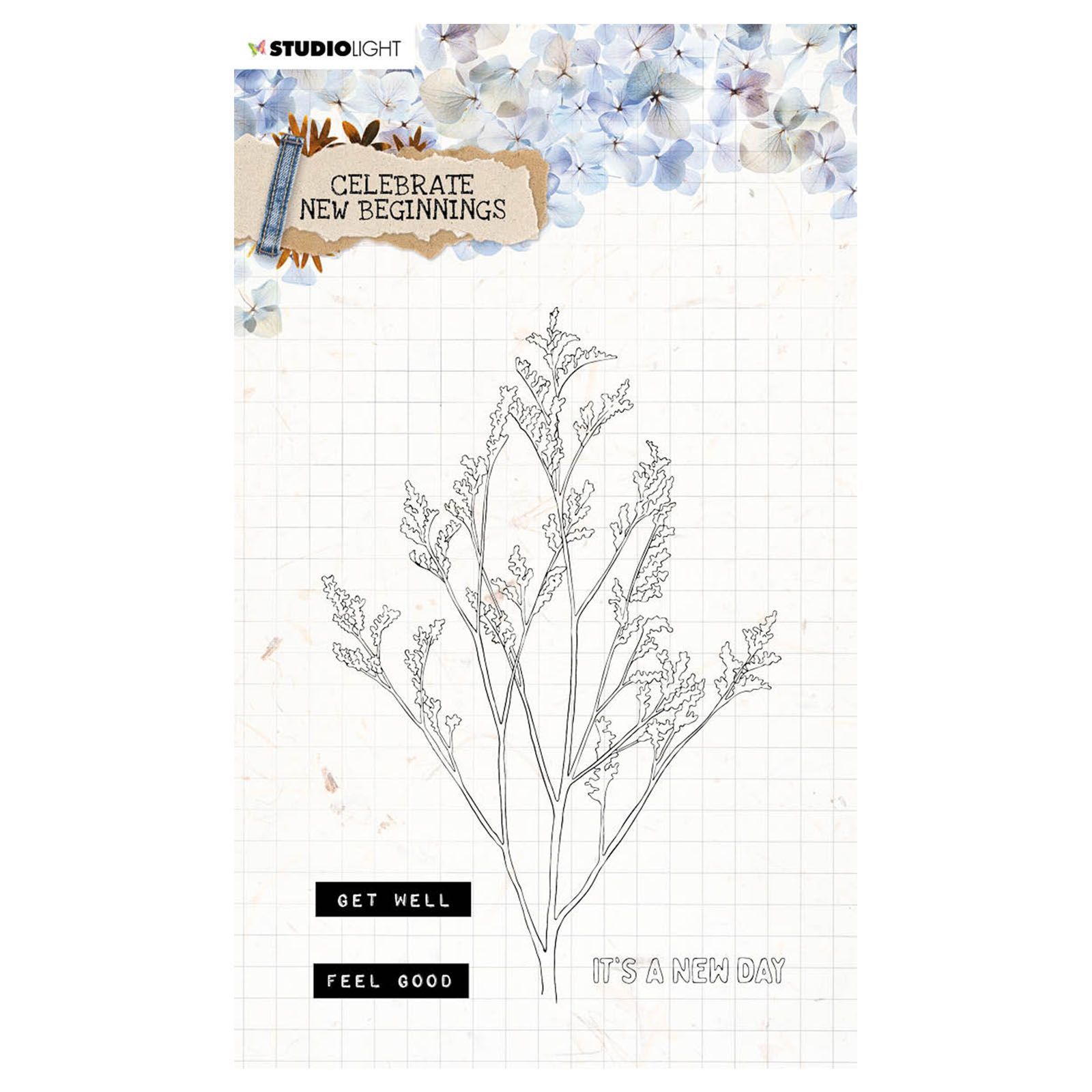 Silikonstempel Zweig Studio Light Clear Stamp Celebrate New Beginnings Nr. 514