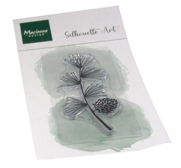 Silikonstempel Zweige Natur Marianne Design 32x78mm