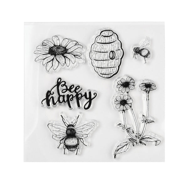 Silikonstempel Bienen 
