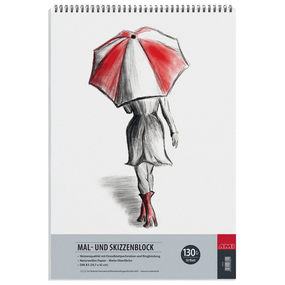 Maluns Skizzenblock 130g/m² 50 Blatt