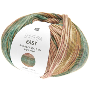 Rico Superba Easy Sockenwolle 8-fädig Spray-Print 150g 250m