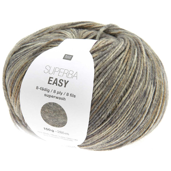 Rico Superba Easy Sockenwolle 8-fädig Spray-Print 150g 250m