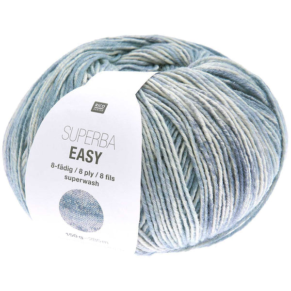 Rico Superba Easy Sockenwolle 8-fädig Spray-Print 150g 250m