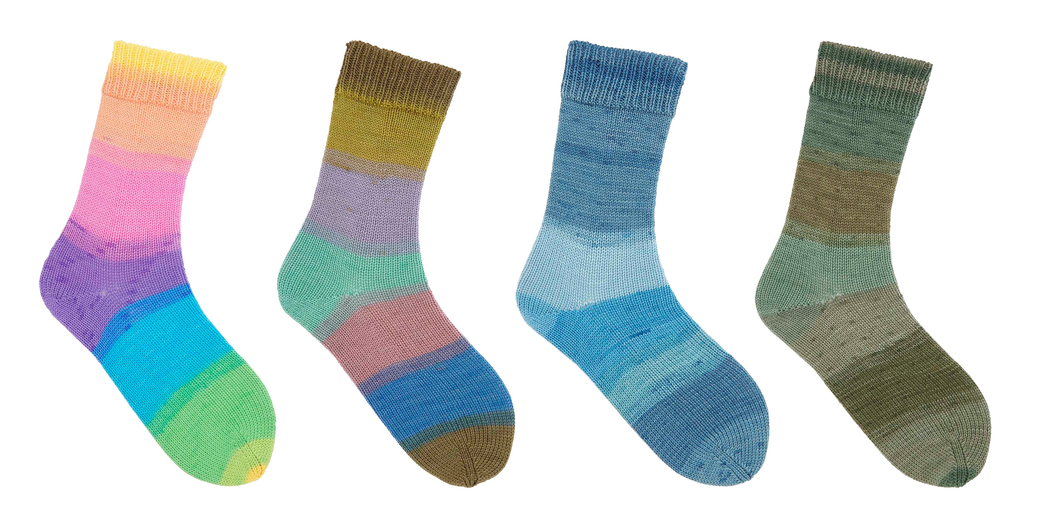 Rico Design Superba Kaschmir-Luxussocken, 4-lagig, 100 g, 400 m