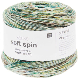 Socks Soft Spin 6-fädig Sockenwolle 75% WV 25% PA 150g / 390m