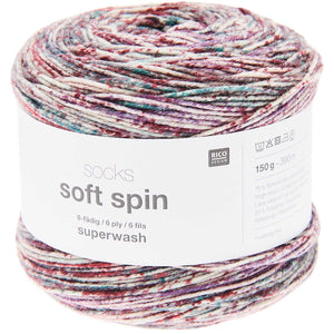 Socks Soft Spin 6-fädig Sockenwolle 75% WV 25% PA 150g / 390m