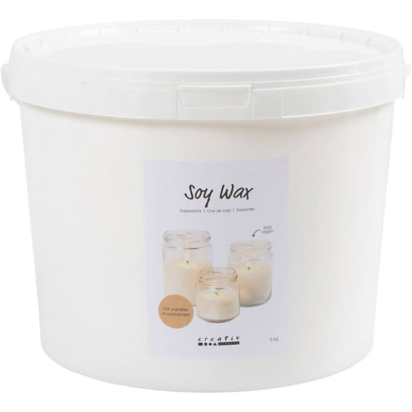 Sojawachs in Flocken 100% vegan 5kg / Kübel