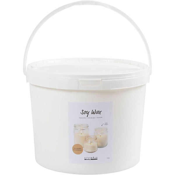 Sojawachs in Flocken 100% vegan 5kg / Kübel
