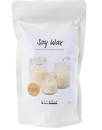 Sojawachs für Kerzen In Behältern Creme 250g