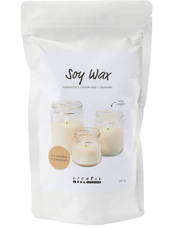 Sojawachs für Kerzen In Behältern Creme 250g