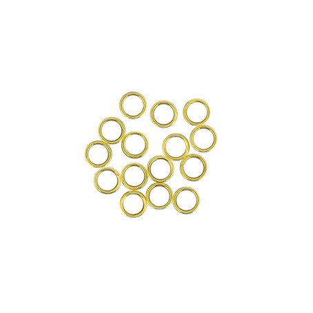 Spaltring Gold 5 mm, 20 Stück