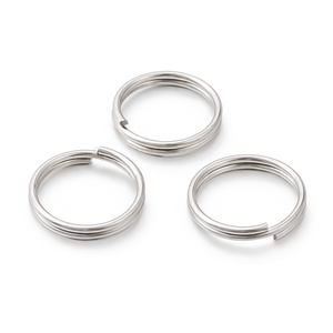 Spaltring silber 7mm 20 Stück / Packung
