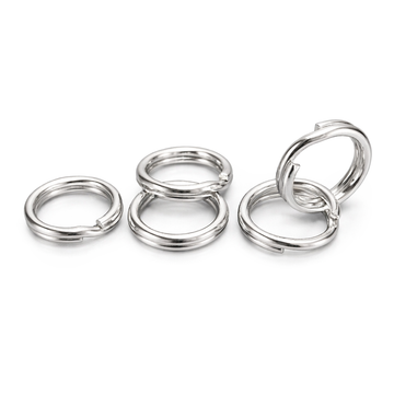 Spaltring silber 5mm 20 Stück / Packung