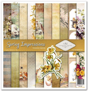 Spring Impressions Papier-Set 320x310mm 200g 10 Blatt