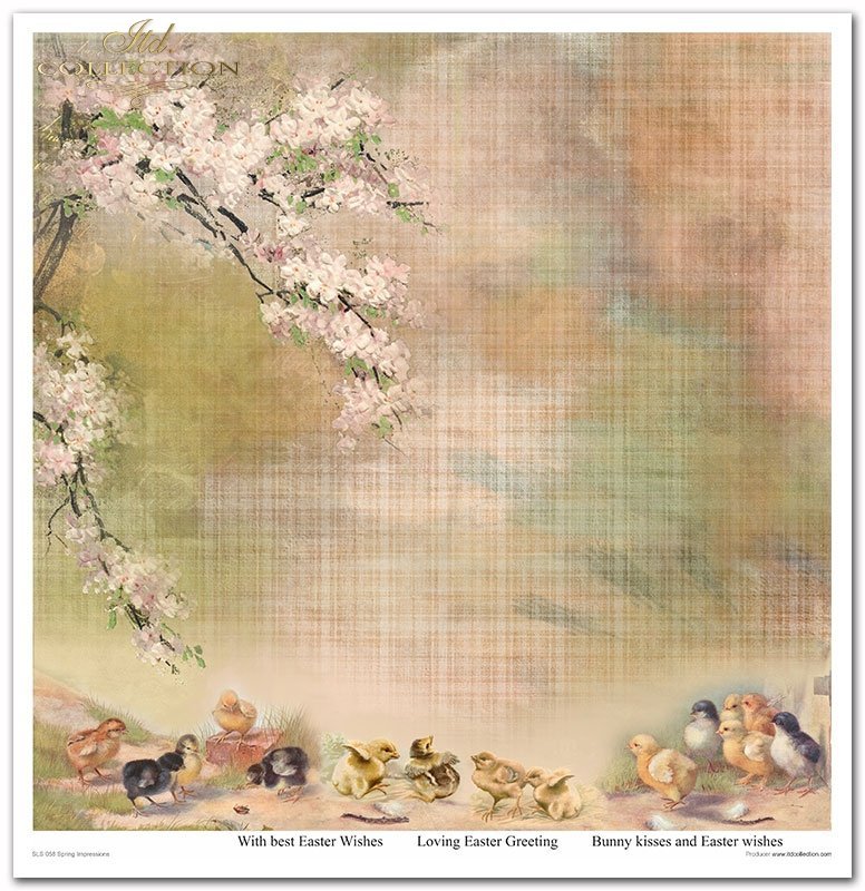 Spring Impressions Papier-Set 320x310mm 200g 10 Blatt