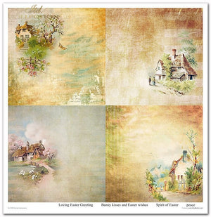 Spring Impressions Papier-Set 320x310mm 200g 10 Blatt