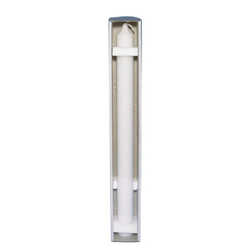 Taufkerzenrohling 400 x 30 mm, weiß