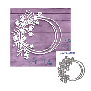 Stanzschablone Blätter-Kranz 11,2x11x0,08cm 1 Stück