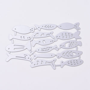 Stanzschablone Fische 111x75x0,9mm
