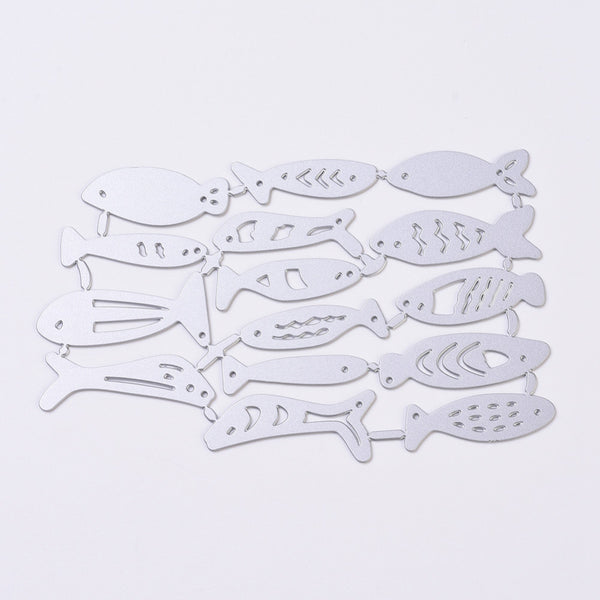 Stanzschablone Fische 111x75x0,9mm