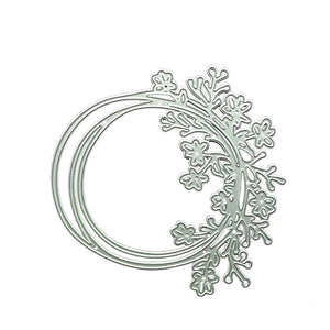Stanzschablone Blätter-Kranz 11,2x11x0,08cm 1 Stück