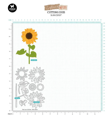 Studio Light  Sunflower Kisses Stanzschablone Sonnenblume 14,3x10x0,1cm