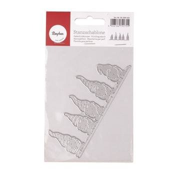 Stanzschablone Wichtelfamilie 11,8 x 4,8 cm 1-tlg. SB-Btl.
