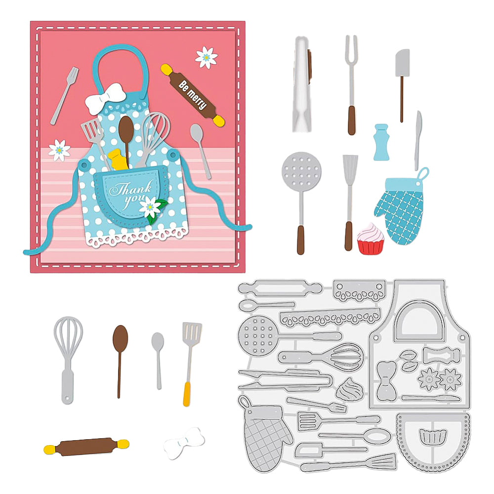 Stanzschablonen Set Küche & Backen 10,9×13,2cm