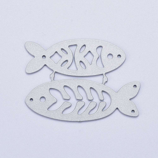 Stanzschablone Fische  2 Stück 46x34x0,8mm
