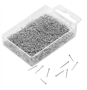 Stecknadeln Eisen silbern vernickelt 50g